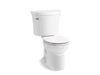 KOHLER 25097-0 Kingston Two-Piece Round-Front 1.28 Gpf Toilet in White