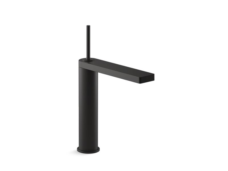 KOHLER K-73053-4 Composed Tall Single-handle bathroom sink faucet with joystick handle