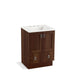 KOHLER K-99527-TK-1WE Poplin 24" bathroom vanity cabinet with toe kick, 2 doors and 1 drawer