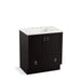 KOHLER K-99529-TK-1WU Poplin 30" bathroom vanity cabinet with toe kick, 2 doors and 1 drawer