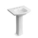 KOHLER K-24050-8 Kelston Pedestal bathroom sink with 8" centerset faucet holes
