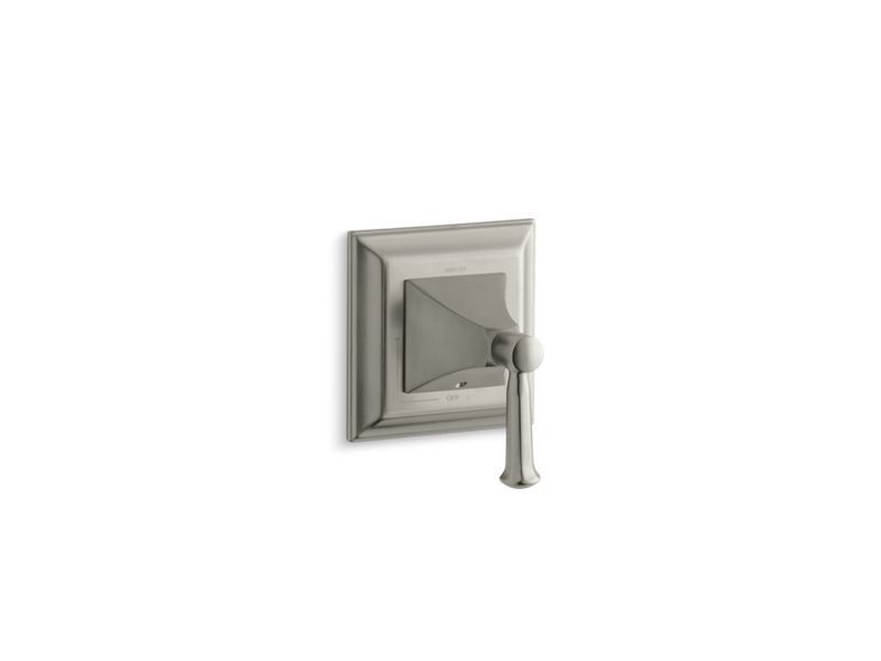 KOHLER T10423-4S-BN Memoirs Stately Valve Trim With Lever Handle For Volume Control Valve, Requires Valve in Vibrant Brushed Nickel