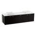 KOHLER K-99550-SD-1WU Jute 72" wall-hung bathroom vanity cabinet with 4 doors and 1 split drawer