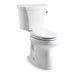 KOHLER 3949-UR-0 Highline Comfort Height Two-Piece Elongated 1.28 Gpf Chair Height Toilet With Right-Hand Trip Lever, Insulated Tank And 14" Rough-In in White