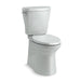 KOHLER 20198-95 Betello Comfort Height Two-Piece Elongated 1.28 Gpf Chair Height Toilet With Continuousclean Technology in Ice Grey