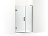 KOHLER 27606-10L-BL Composed 46–46-3/4" W X 71-1/2" H Frameless Pivot Shower Door With 3/8" Crystal Clear Glass And Back-To-Back Vertical Door Pulls in Matte Black