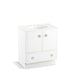 KOHLER K-99503-TK-1WA Jacquard 30" bathroom vanity cabinet with toe kick, 2 doors and 1 drawer
