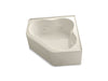 KOHLER K-1160-LA-47 Tercet 60" x 60" alcove whirlpool with integral flange and center drain