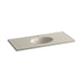 KOHLER K-2891-1 Ceramic/Impressions 49" Vitreous china vanity top with integrated oval sink