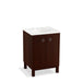 KOHLER K-99500-LG-1WG Jacquard 24" bathroom vanity cabinet with furniture legs and 2 doors