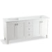 KOHLER K-99538-LG-1WA Poplin 72" bathroom vanity cabinet with legs, 4 doors and 3 drawers