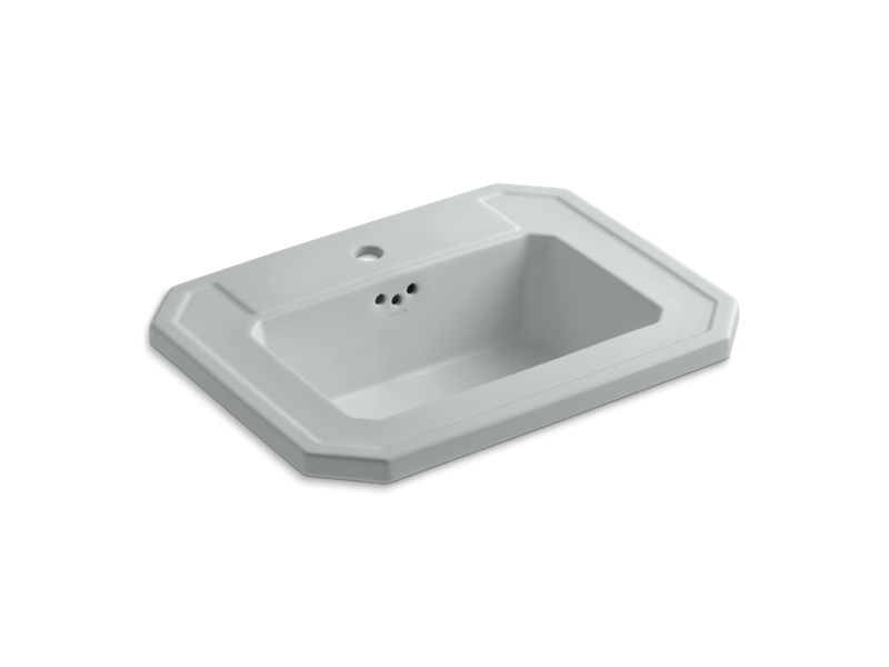 KOHLER K-2325-1-95 Kathryn Drop-in bathroom sink with single faucet hole