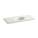 KOHLER K-2891-1 Ceramic/Impressions 49" Vitreous china vanity top with integrated oval sink