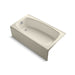 KOHLER K-519-47 Dynametric 60" x 32" alcove bath with left-hand drain
