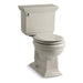 KOHLER 3933-U Memoirs Stately Two-piece round-front 1.28 gpf chair height toilet with insulated tank