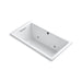 KOHLER K-1168-GCR-0 Underscore Rectangle 60" x 32" drop-in BubbleMassage(TM) Air Bath with chromatherapy