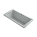 KOHLER K-1822-G-95 Underscore Rectangle 66" x 32" drop-in BubbleMassage(TM) Air Bath