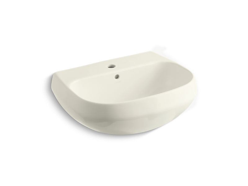 KOHLER K-2296-1-96 Wellworth Bathroom sink basin with single faucet hole