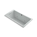 KOHLER K-1168-GCR-95 Underscore Rectangle 60" x 32" drop-in BubbleMassage(TM) Air Bath with chromatherapy