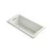 KOHLER K-1167-GVB-NY Underscore Rectangle 60" x 30" drop-in VibrAcoustic + BubbleMassage(TM) Air Bath