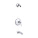 KOHLER TLS5318-4-CP Refinia Rite-Temp Bath And Shower Valve Trim With Lever Handle And Spout, Less Showerhead in Polished Chrome