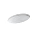KOHLER K-2907-4U-0 Thoreau Undermount bathroom sink with 4" oversize centerset faucet holes