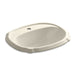 KOHLER K-2189-1-47 Portrait Drop-in bathroom sink with single faucet hole