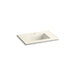 KOHLER K-2779-1 Ceramic/Impressions 31" Vitreous china vanity top with integrated rectangular sink