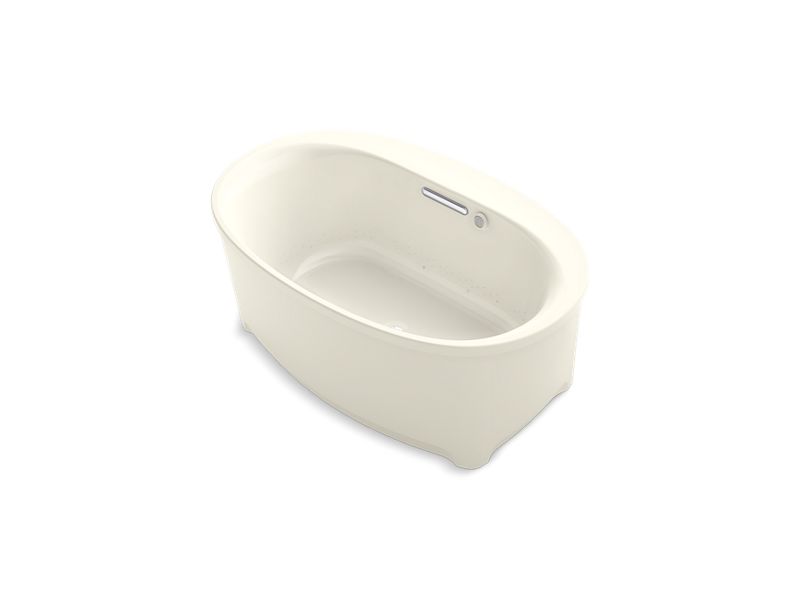 KOHLER K-5702-G-96 Underscore Oval 60" x 36" freestanding BubbleMassage(TM) Air Bath