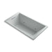 KOHLER K-1173-GVBCW-95 Underscore Rectangle 66" x 36" drop-in VibrAcoustic + BubbleMassage(TM) Air Bath with Bask(TM) heated surface and chromatherapy