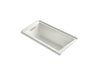 KOHLER K-1167-LFG-NY Underscore Rectangle 60" x 30" alcove BubbleMassage(TM) Air Bath with integral flange and left-hand drain