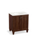 KOHLER K-99515-LG-1WE Damask 30" bathroom vanity cabinet with furniture legs and 2 doors