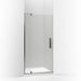 KOHLER K-707511-D3 Revel Pivot shower door, 70" H x 31-1/8 - 36" W, with 5/16" thick Frosted glass