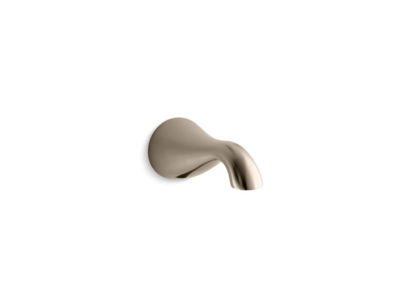 KOHLER 16135-BV Revival Wall-Mount Non-Diverter Bath Spout in Vibrant Brushed Bronze