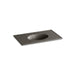 KOHLER K-2798-1 Ceramic/Impressions 37" Vitreous china vanity top with integrated oval sink