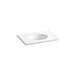 KOHLER K-2796-1 Ceramic/Impressions 31" oval vanity-top bathroom sink with single faucet hole