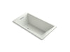 KOHLER K-1173-VB Underscore 66" x 36" drop-in VibrAcoustic bath with end drain