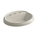 KOHLER K-2992-8-G9 Tresham Oval Drop-in bathroom sink with 8" widespread faucet holes