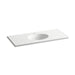 KOHLER K-2891-1 Ceramic/Impressions 49" Vitreous china vanity top with integrated oval sink