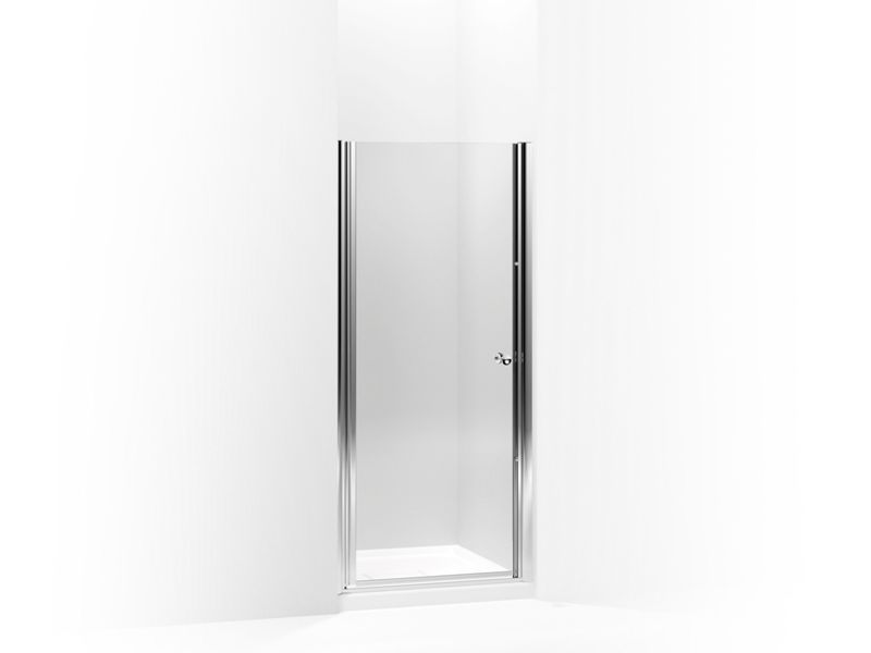 KOHLER K-702402-L Fluence Pivot shower door, 65-1/2" H x 30 - 31-1/2" W, with 1/4" thick Crystal Clear glass