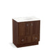 KOHLER K-99503-TK-1WE Jacquard 30" bathroom vanity cabinet with toe kick, 2 doors and 1 drawer