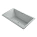 KOHLER K-1174-G-95 Underscore Rectangle 72" x 42" drop-in BubbleMassage(TM) Air Bath with center drain