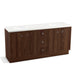 KOHLER K-99512-TK-1WE Jacquard 72" bathroom vanity cabinet with toe kick, 4 doors and 3 drawers