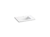KOHLER K-2779-1 Ceramic/Impressions 31" Vitreous china vanity top with integrated rectangular sink