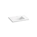 KOHLER K-2779-1 Ceramic/Impressions 31" Vitreous china vanity top with integrated rectangular sink