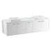 KOHLER K-99550-SD-1WA Jute 72" wall-hung bathroom vanity cabinet with 4 doors and 1 split drawer