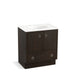 KOHLER K-99503-TK-1WC Jacquard 30" bathroom vanity cabinet with toe kick, 2 doors and 1 drawer