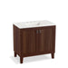 KOHLER K-99531-LG-1WE Poplin 36" bathroom vanity cabinet with legs and 2 doors