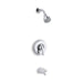 KOHLER K-PS15601-4S Coralais Rite-Temp bath and shower valve trim with lever handle, slip-fit spout and 2.5 gpm showerhead, project pack