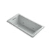 KOHLER K-1167-GVBCW-95 Underscore Rectangle 60" x 30" drop-in VibrAcoustic + BubbleMassage Air Bath with Bask(TM) heated surface and chromatherapy